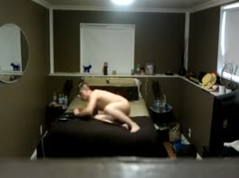 Horny Guy & his Dildo